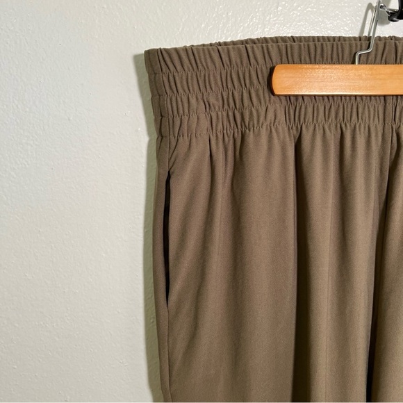 Jones & Co Jones New York Pull On Cropped Pant Wide Leg Green - Picture 4 of 9